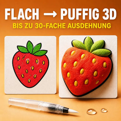 3D Textured Puff Paper 🍀
