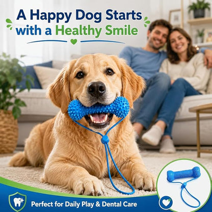 Dog Dental Chew Toy – Cleans Teeth & Helps Remove Plaque （Buy 1 get 2 free dog brushes）