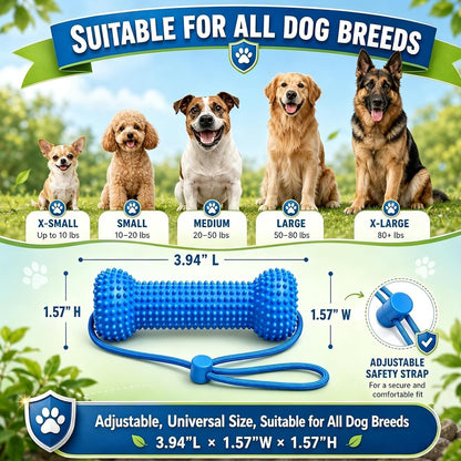 Dog Dental Chew Toy – Cleans Teeth & Helps Remove Plaque （Buy 1 get 2 free dog brushes）