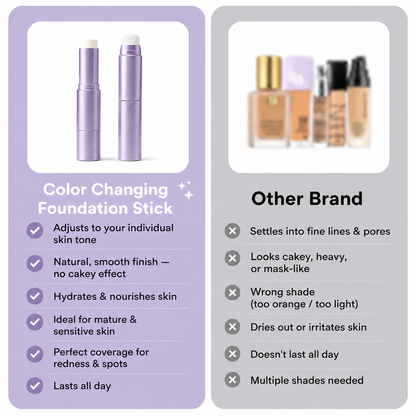 💝 TODAY ONLY — 50% OFF 💝🔥 Color Changing Foundation Stick