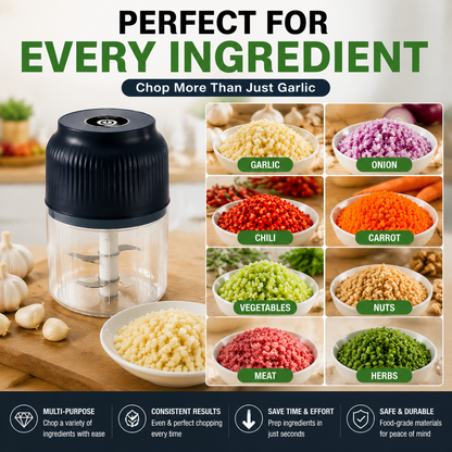 🔥50% off on the last day🔥| 😩 Still Chopping Garlic by Hand? This Kitchen Gadget Does It in 3 Seconds2