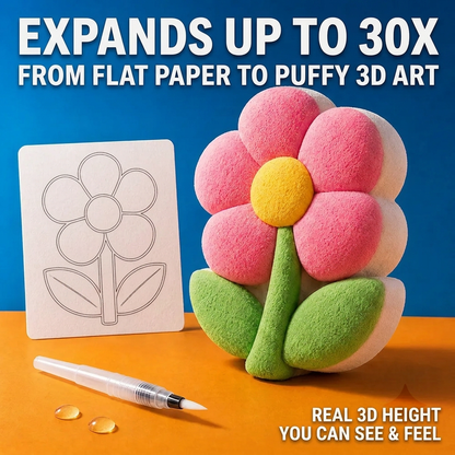 3D Textured Puff Paper 🍀